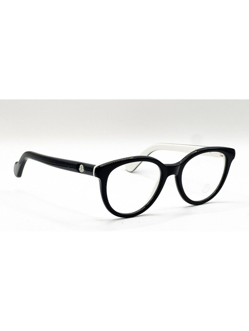Moncler ML 5043 005 Black And White Full Rim Authentic Eyeglass Frames 50-19-140 - Picture 4 of 5